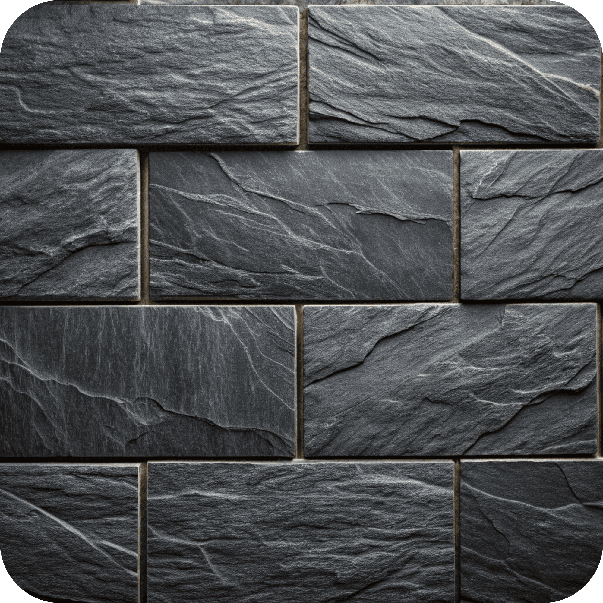 Illustration of stone / slate tiling services