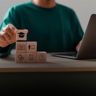 Follow structured learning, where each task builds valuable industry knowledge.