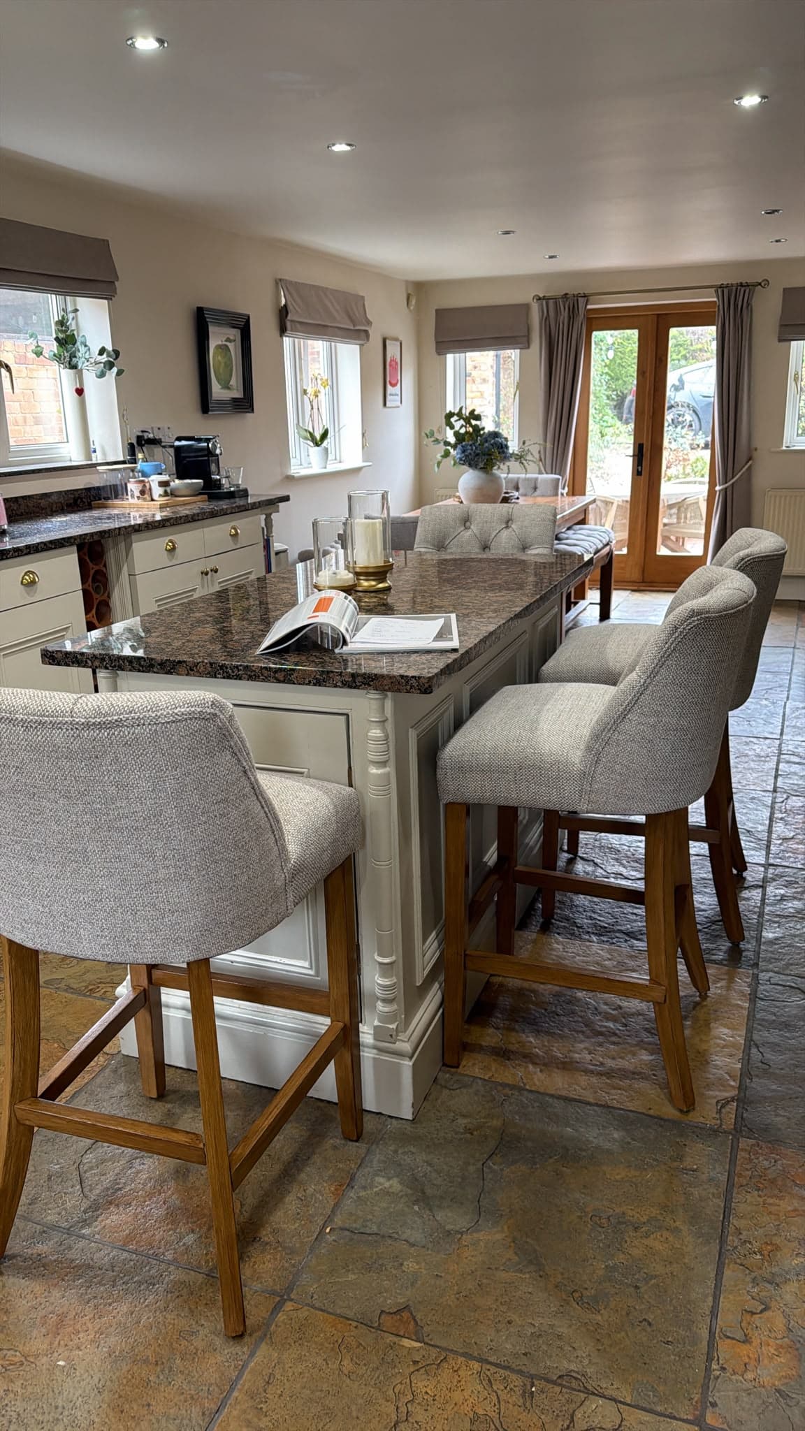 Baltic Brown Granite Kitchen Island Replacement – End-to-End Service